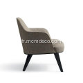 Fauteuil Jane de style moderne en tissu Poliform